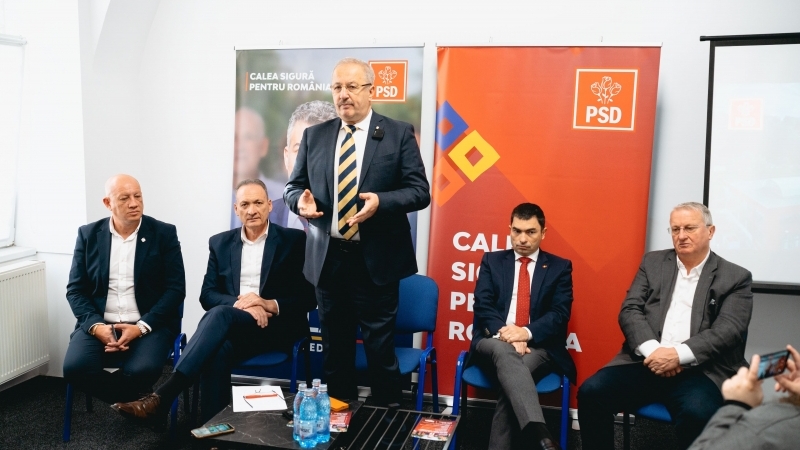 Organizația Județeană PSD Cluj a organizat conferința de presă ‘Reindustrializarea, prioritate a programului de guvernare PSD’