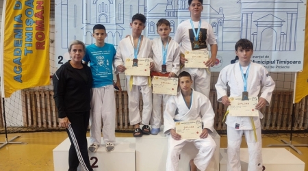 Micii campioni ai determinării: Judocanii din Huedin cuceresc tatami-ul la cupa internațională din Timișoara