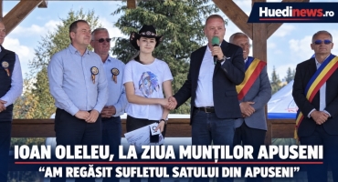Ioan Oleleu, la „Ziua Munților Apuseni”: „La Râșca-Pleș am regăsit o parte din sufletul satului de odinioară”