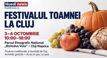 INVITAȚIE la - Festivalul Toamnei la Cluj, în 3–4 octombrie, la Parcul Etnografic „Romulus Vuia”